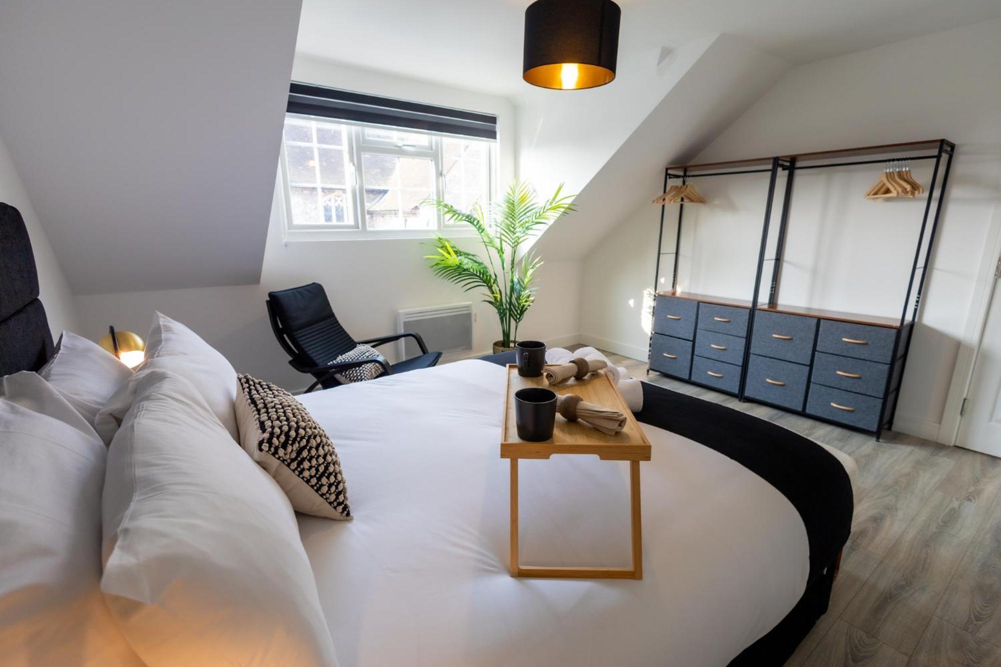 Contemporary 3Br Flat In Watford Leilighet Watford  Eksteriør bilde